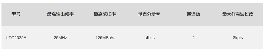 优利德UTG2000A系列 函数/任意波形发生器