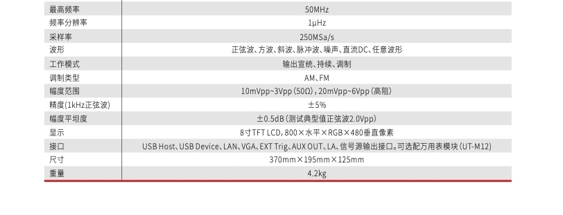 优利德MSO/UPO3000CS系列示波器